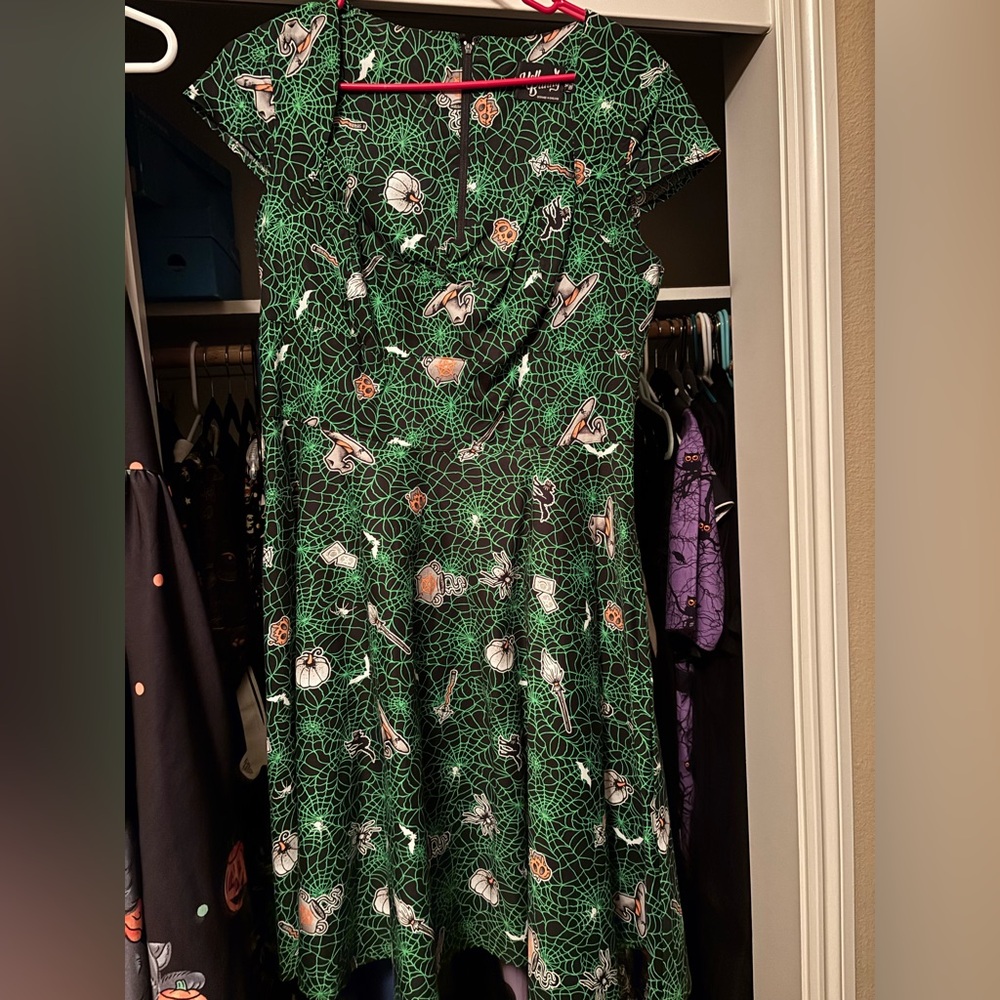 Hell bunny Halloween spider web dress XL - Picture 2 of 3